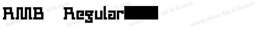 RMB Regular字体转换